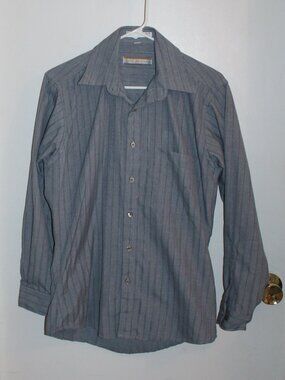 Vintage John Henry striped button-up dress shirt